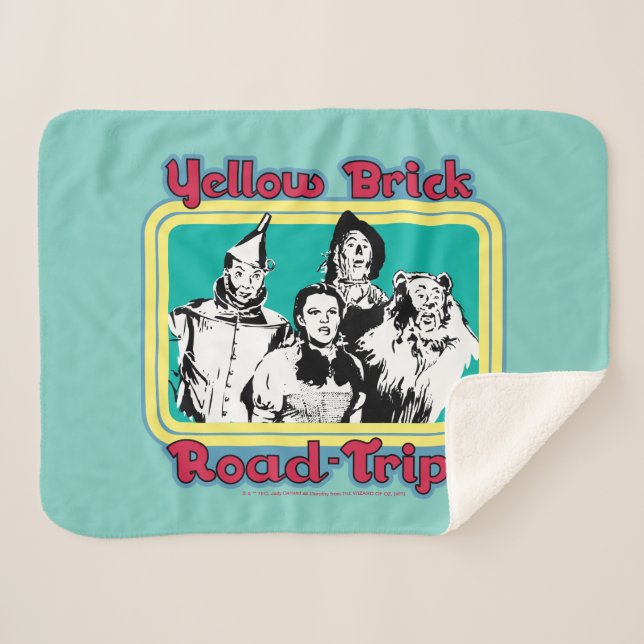 Der Assistent von OZ™ | Yellow Brick Road Trip! Sherpadecke (Vorderseite (Horizontal))
