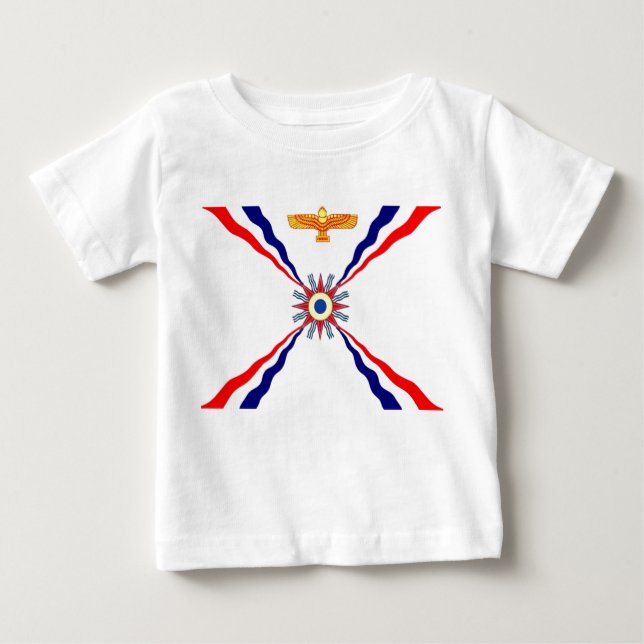 Der Assyrian Chaldean Syriac Speicher Baby T-shirt (Vorderseite)