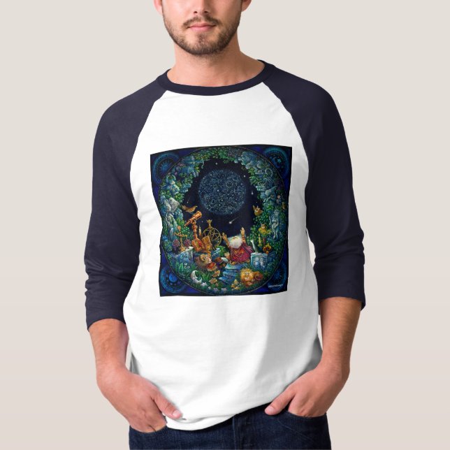 Der Astrologe durch Bill Bell/artlicensing.com T-Shirt (Vorderseite)
