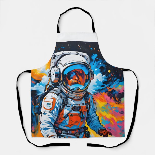 der Astronaut Schürze (Vorderseite)