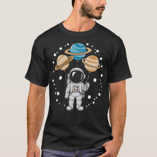 Der Astronaut und sein Ballon T-Shirt