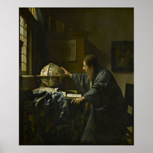 Der Astronom (1668) — Vermeer Poster