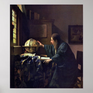 Der Astronom von Johannes Vermeer Poster