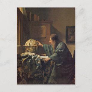 Der Astronom von Johannes Vermeer Postkarte