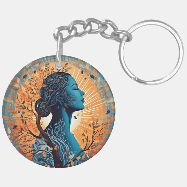 Der Atem - das Wesen des Lebens Schlüsselanhänger (Rückseite komplett)