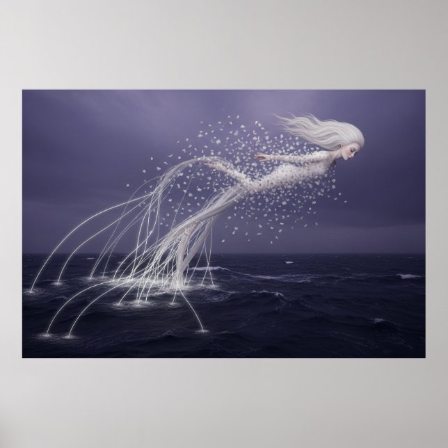 Der ätherische Flug des Ozeangeistes Poster (Vorne)