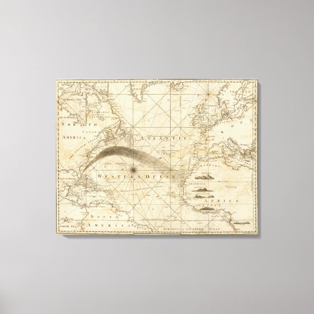 Der Atlantik Leinwanddruck (Vorderseite)