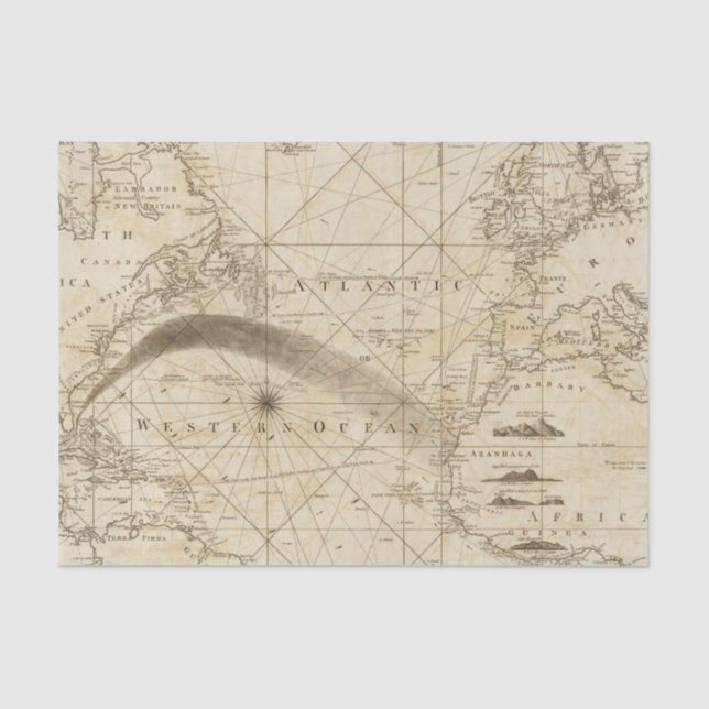 Der Atlantik Seidenpapier (Vorderseite)