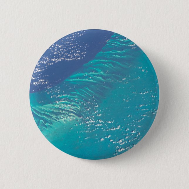 Der Atlantik vor der Küste der Bahamas Button (Vorderseite)