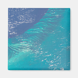 Der Atlantik vor der Küste der Bahamas Magnet