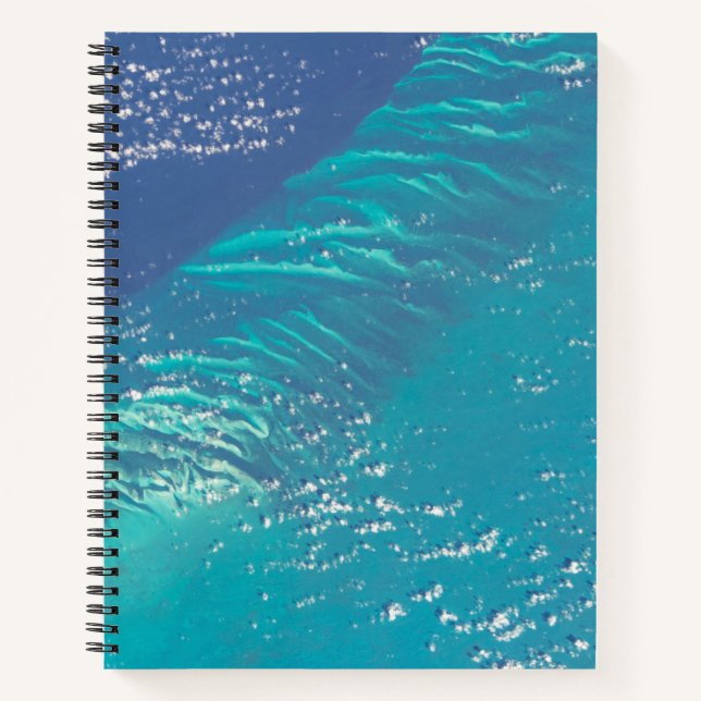 Der Atlantik vor der Küste der Bahamas Notizbuch (Vorderseite)