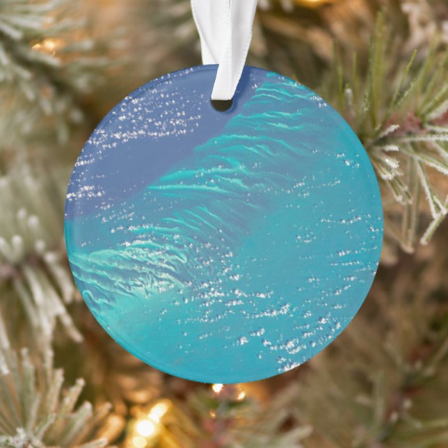 Der Atlantik vor der Küste der Bahamas Ornament (Baum)