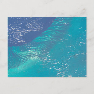 Der Atlantik vor der Küste der Bahamas Postkarte