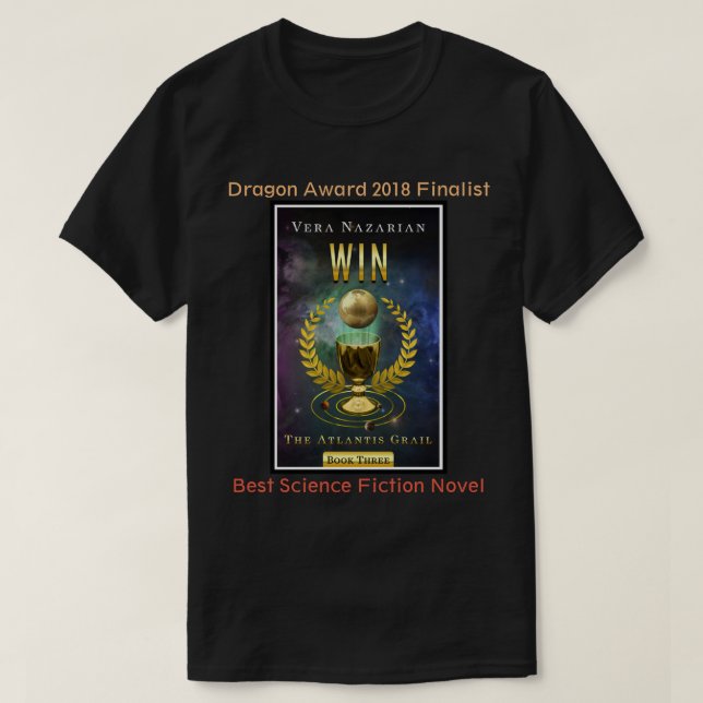 Der Atlantis-Gral - Drache-Preis-Finalist 2018 2 T-Shirt (Design vorne)