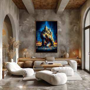 Der Atlas der Ruine – Monumentaler Expressionist Poster