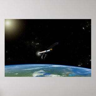 Der Atlas V541 startet im Orbit. Poster