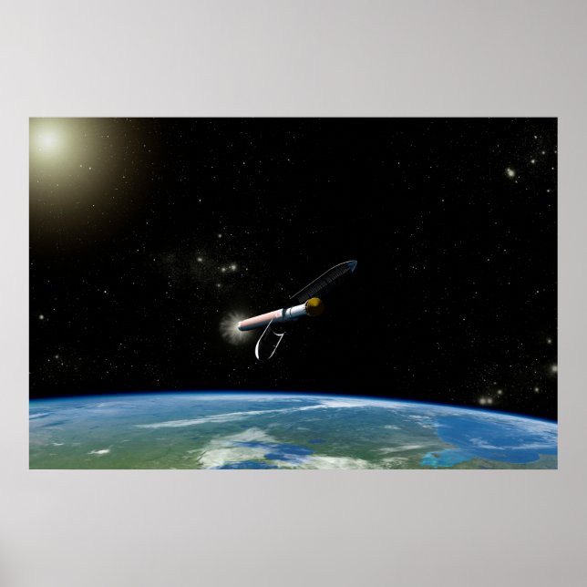 Der Atlas V541 startet im Orbit. Poster (Vorne)
