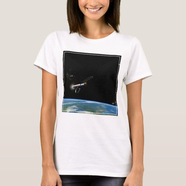Der Atlas V541 startet im Orbit. T-Shirt (Vorderseite)