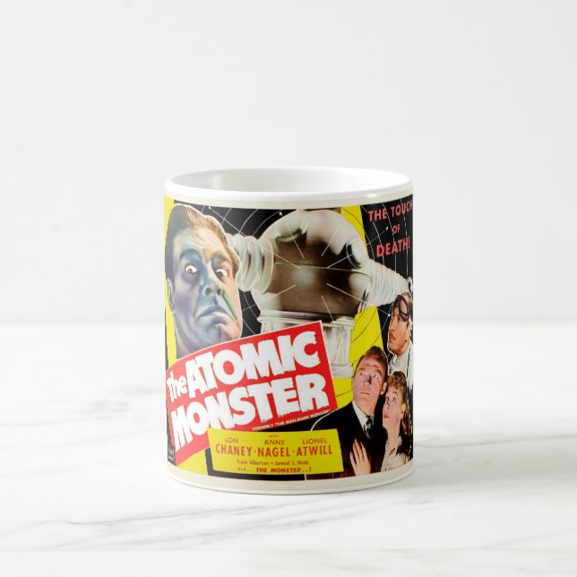 Der Atom-Monster-Becher Kaffeetasse (Mittel)