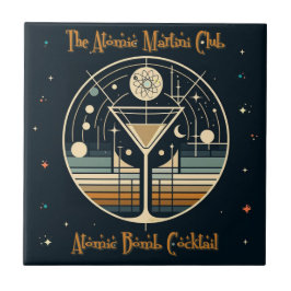 Der Atomic Martini Club Atomic Bomb Cocktail Fliese