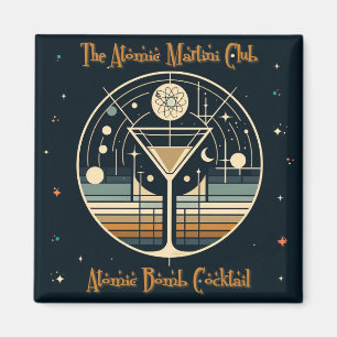 Der Atomic Martini Club Atomic Bomb Cocktail Magnet