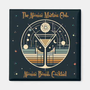 Der Atomic Martini Club Atomic Bomb Cocktail Magnet