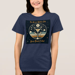 Der Atomic Martini Club Atomic Bomb Cocktail Tri-Blend Shirt