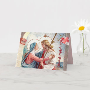 Der auferstandene Christus grüßt seine Mutter (Det Karte