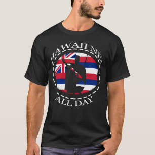 Der aufgehende Sonne-König Kamehameha Hawaiian T-Shirt