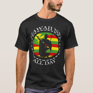 Der aufgehende Sonne-König Kamehameha Kanaka Maoli T-Shirt