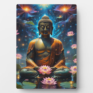 Der aufgestiegene Meister Buddha Fotoplatte