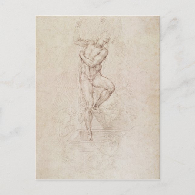 Der aufgeweckte Christus Postkarte (Vorderseite)