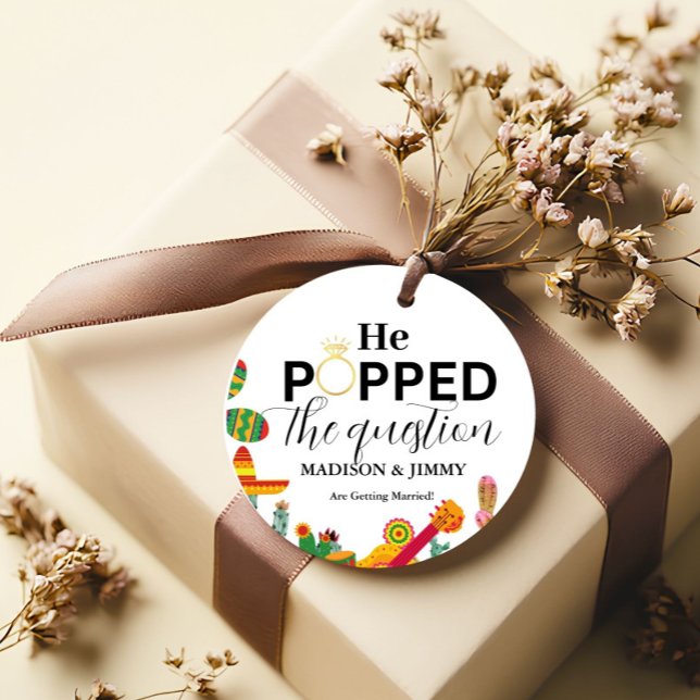 Der Aufkleber der Gesprächspartnerin, so stellte e Geschenkanhänger (Von Creator hochgeladen)