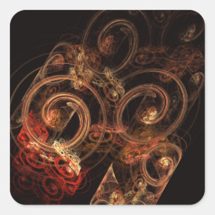 Der Aufkleber für Abstrakte Kunst und Musik