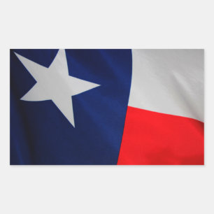Der Aufkleber für die Texas-Flagge
