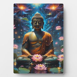 Der aufsteigende Buddha Fotoplatte