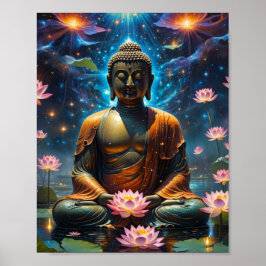 Der aufsteigende Buddha Poster
