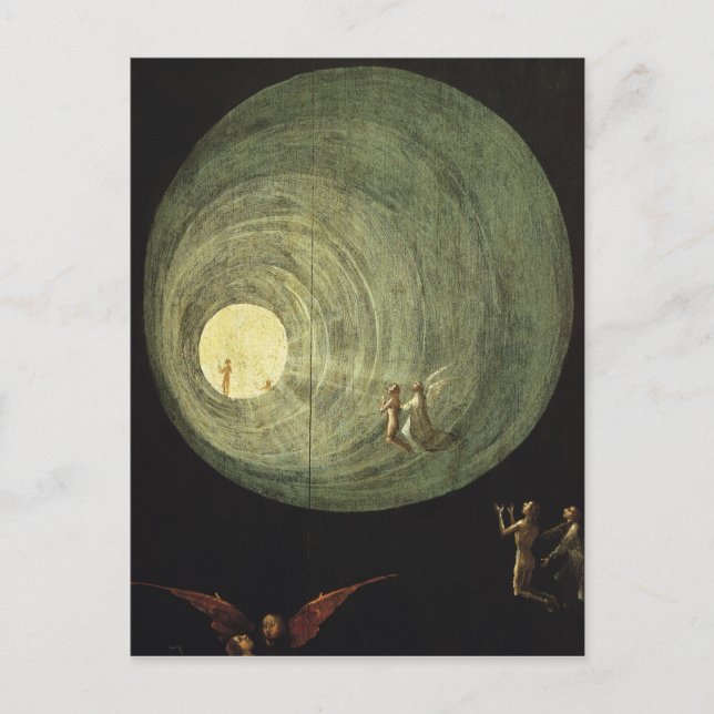 Der Aufstieg der Gesegneten Postkarte (Vorderseite)