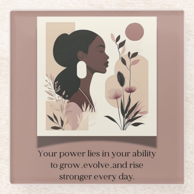 Der Aufstieg der stärker betrachteten Glasuntersetzer (Vorderseite)