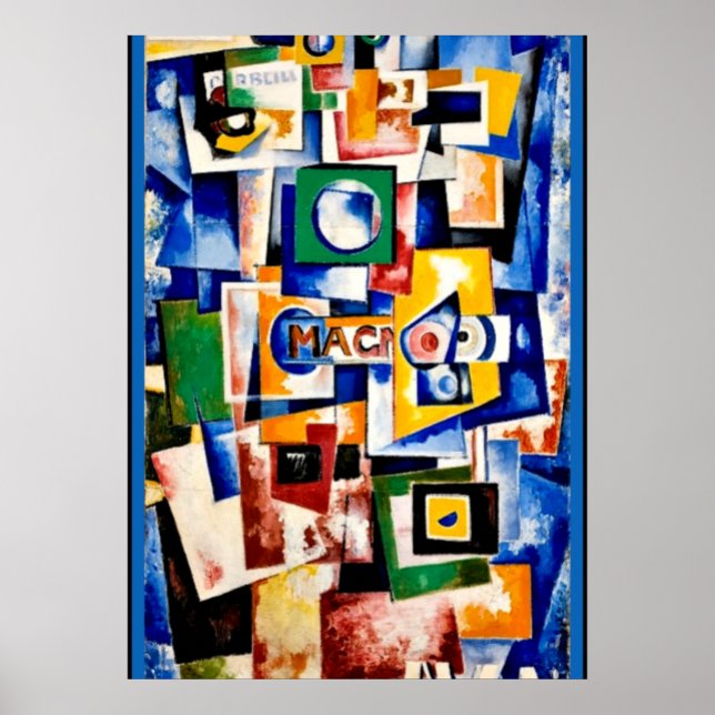 Der Aufstieg des grünen Platzes und die Violine de Poster (Vorne)