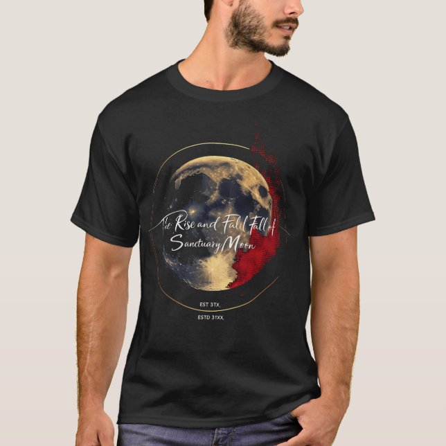 Der Aufstieg und Fall des Heiligtums Mond T-Shirt (Vorderseite)