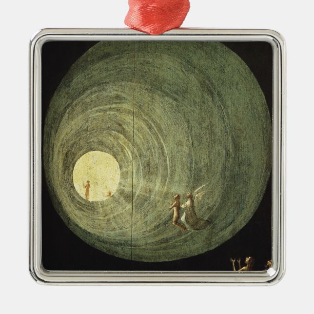 Der Aufstieg von gesegnet Silbernes Ornament (Vorne)