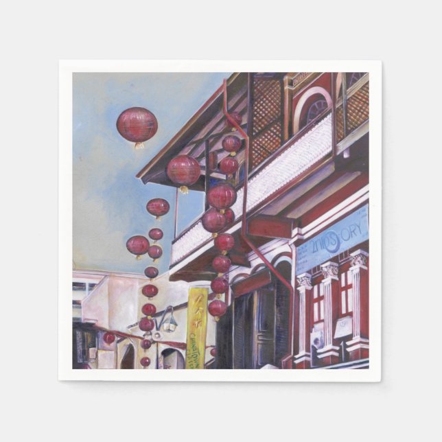 Der aufstrebende Drache meines Vaters, Singapur Serviette (Vorderseite)