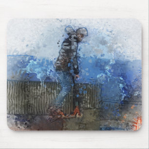 Der Aufzug - Scooter Mousepad