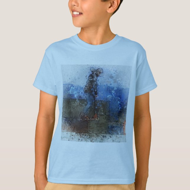 Der Aufzug - Scooter T-Shirt (Vorderseite)