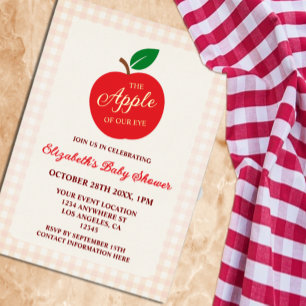 Der Augapfel Baby Shower Folieneinladung