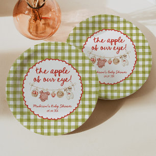 Der Augapfel unserer Launevolle Herbst-Baby-Party Pappteller