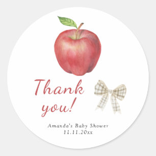 Der Augapfel unseres Babyshower-Dankeschöns  Runder Aufkleber