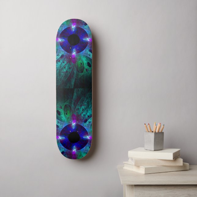 Der Augen-abstrakte KunstSkateboard Skateboard (Wandkunst)