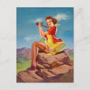 Der Ausblick Postkarte